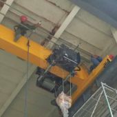 歐式單梁橋式起重機安裝現場