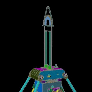 單索雙導柱抓斗 grab of single rope and double pillar