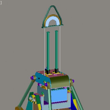 單索雙導柱抓斗 grab of single rope and double pillar