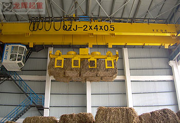 全自動秸稈垃圾發電專用抓斗起重機 automatic grab crane dedicated for straw power  ...