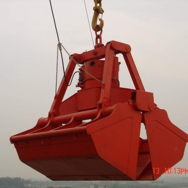 龍輝起重單索雙瓣液壓起重機抓斗 hydraulic crane grab of single rope and double pe ...
