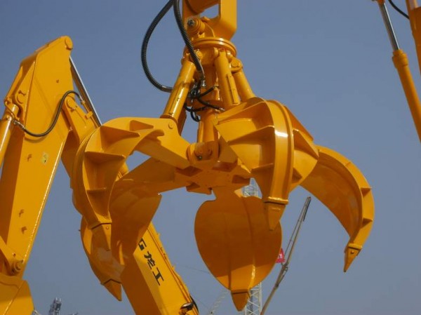 五瓣液壓梅花抓斗 five petal hydraulic grab