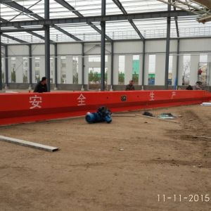 我公司橋式起重機安裝現(xiàn)場