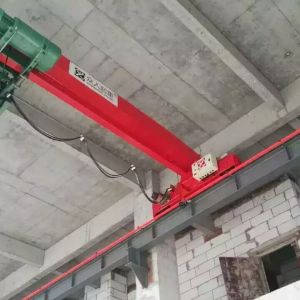 眾人低凈空單梁起重機